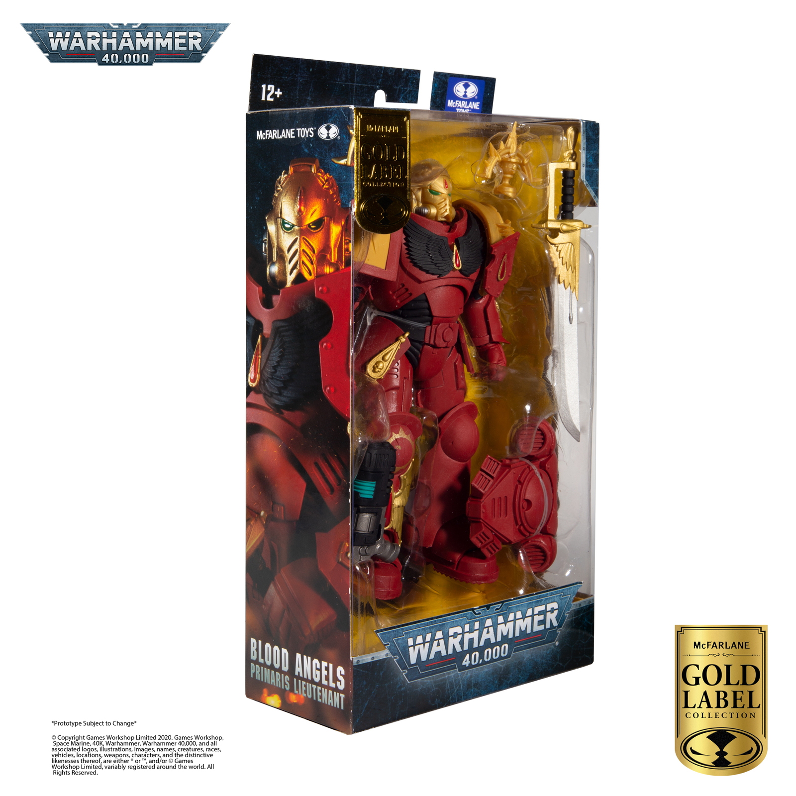 Warhammer 40k: Blood Angels Primaris Lieutenant - 7" Action Figure image