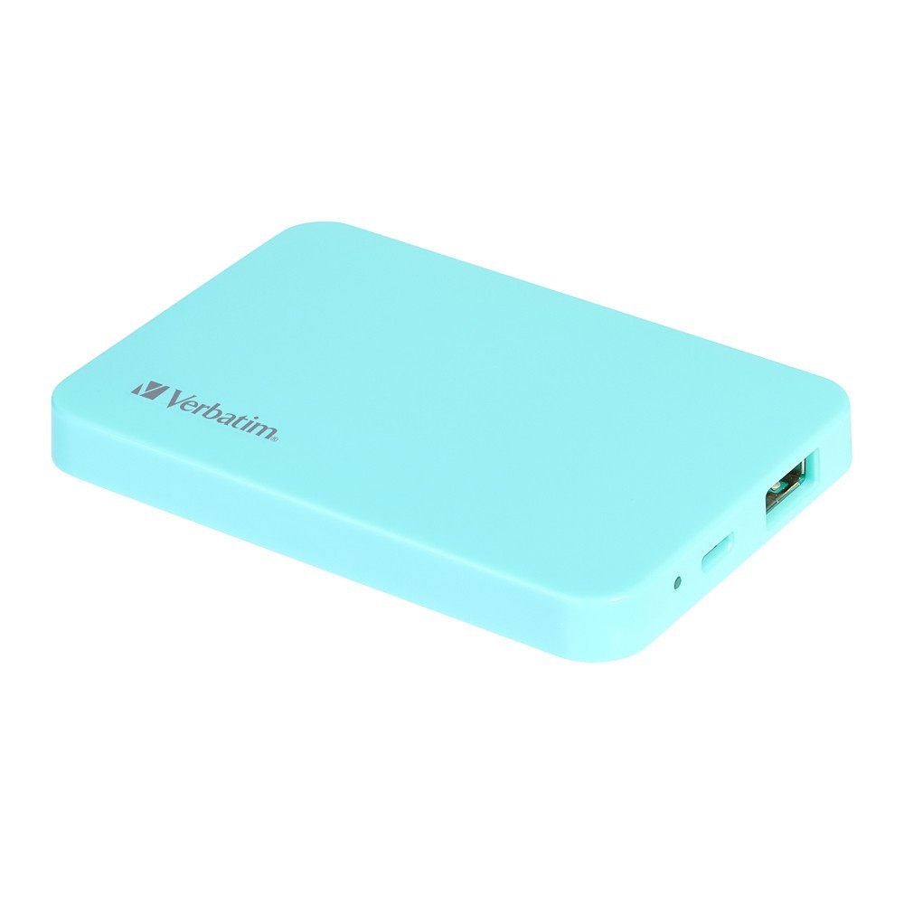 Verbatim Compact Li-Polymer 3,000 mAh Power Pack (Sky Blue)