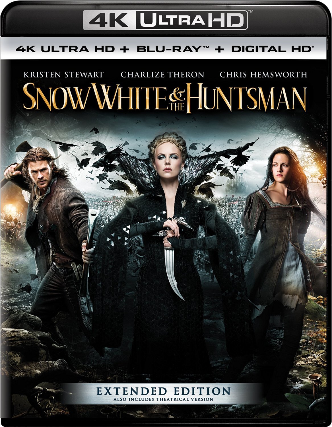 Snow White & the Huntsman - Extended Edition on Blu-ray, UHD Blu-ray image