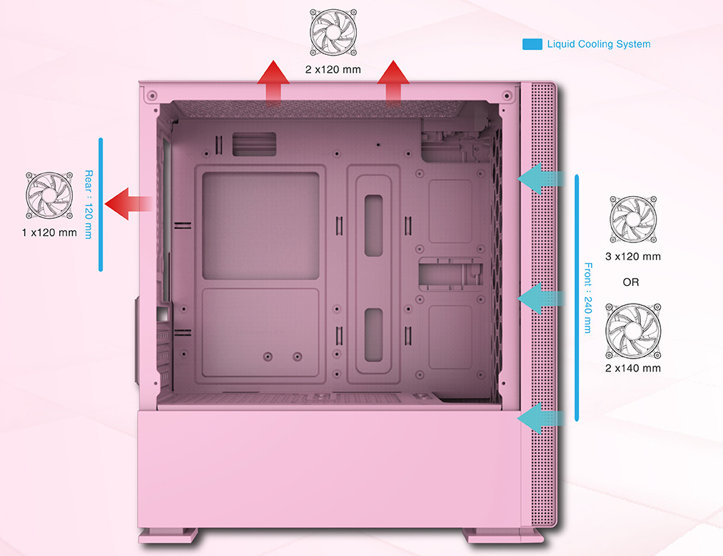 Xigmatek NYC Queen Tempered Glass Mini Tower Case image