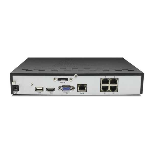 Swann NVR4-7072 4 Channel 720p NVR & 4 x NHD-805 Camera Security System ...