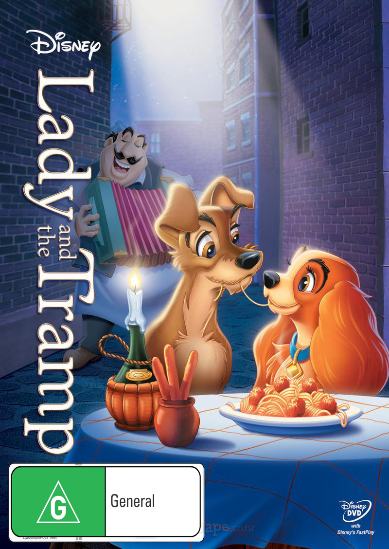 Lady and the Tramp on DVD