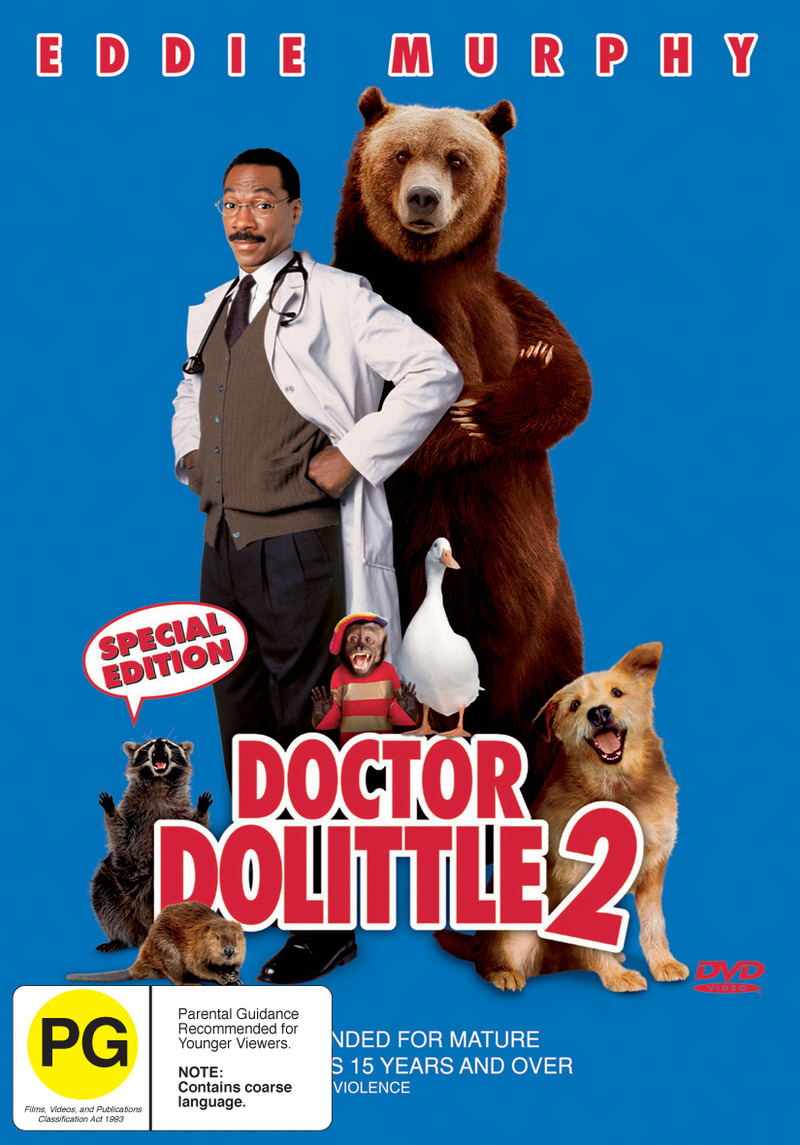 Dr Dolittle 2 on DVD image