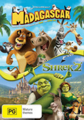 Madagascar and Shrek 2 (2 Disc Set) on DVD Madagascar and Shrek 2 (2 Disc Set) on DVD