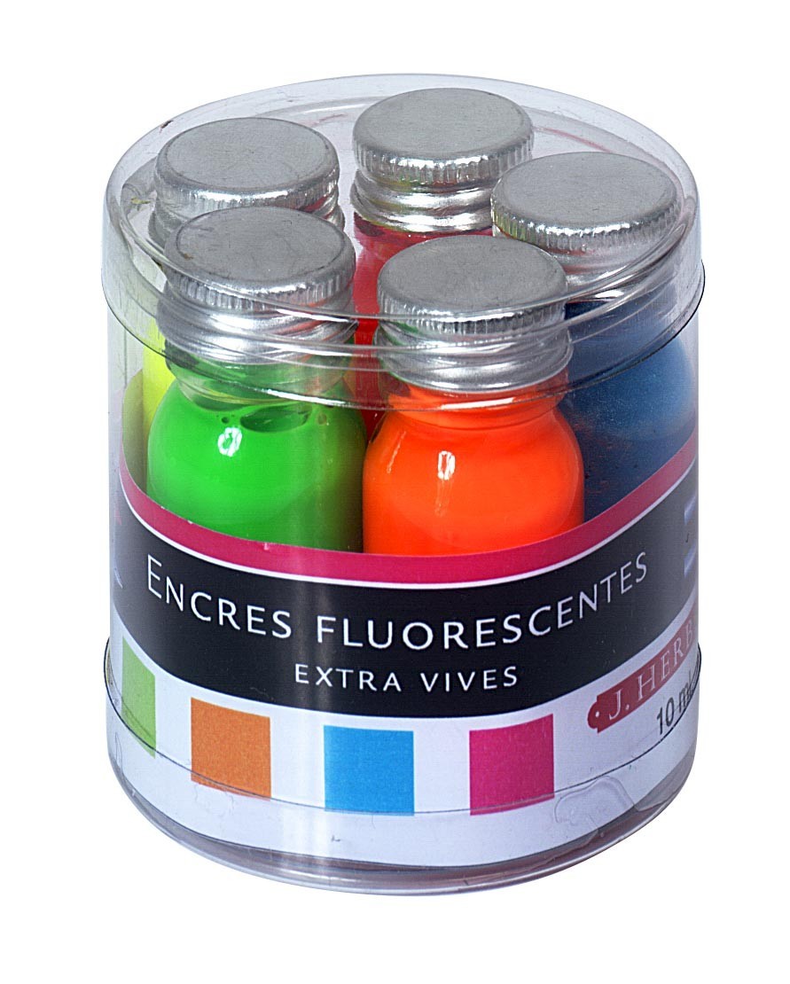 J Herbin: Inks Sampler - Fluorescent (5 Pack) image