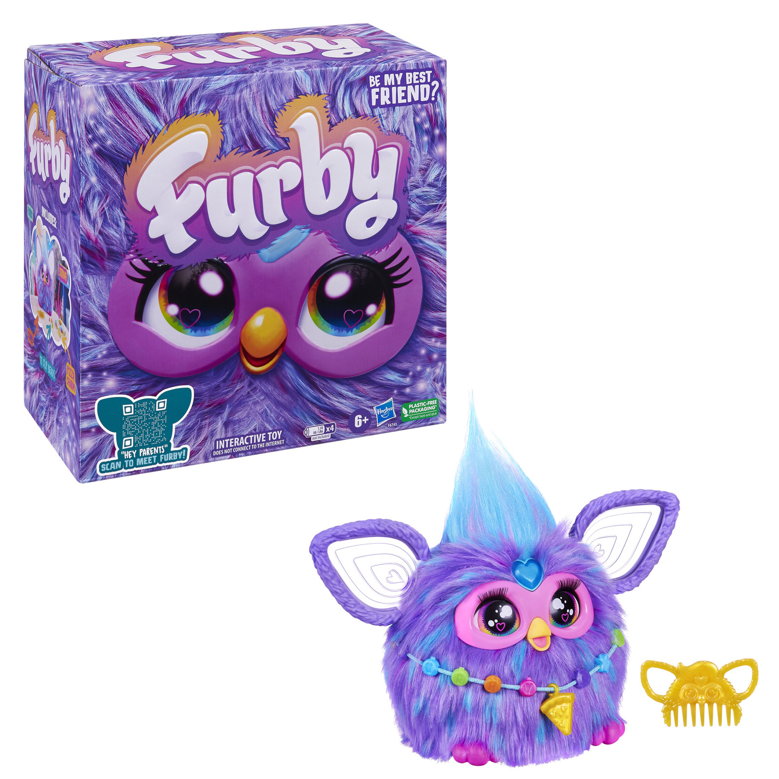 Furby: Interactive Plush - Purple image