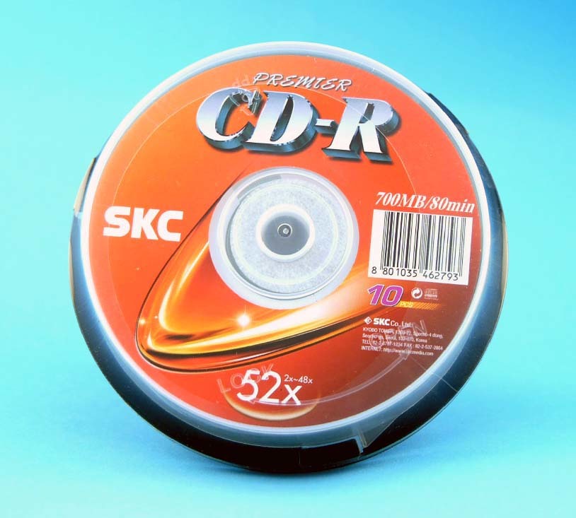 SKC Blank CD Recordable (CDR) 10 pack at Mighty Ape NZ