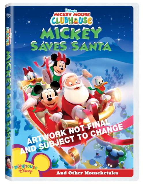Mickey Mouse Clubhouse - Mickey Saves Santa And Other Mouseketales on DVD image