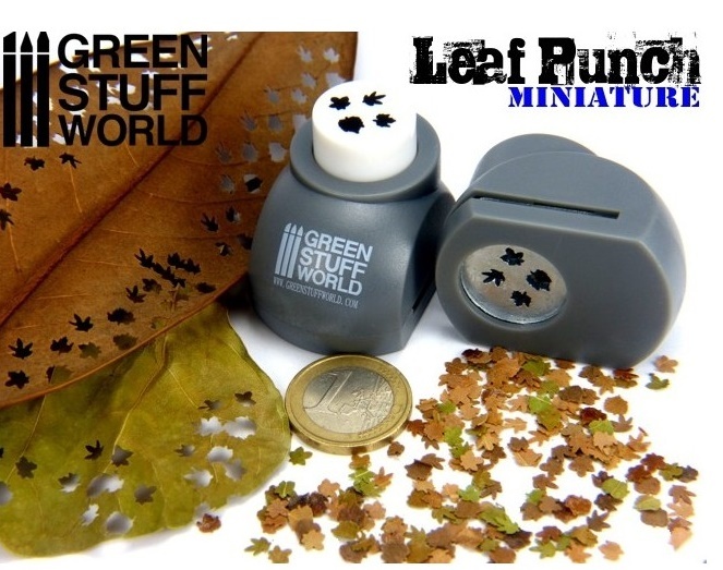Green Stuff World - Miniature Leaf Punch (Grey) image