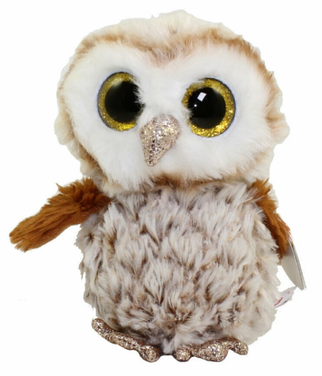 Ty Beanie Boo: Percy Barn Owl - Medium Plush