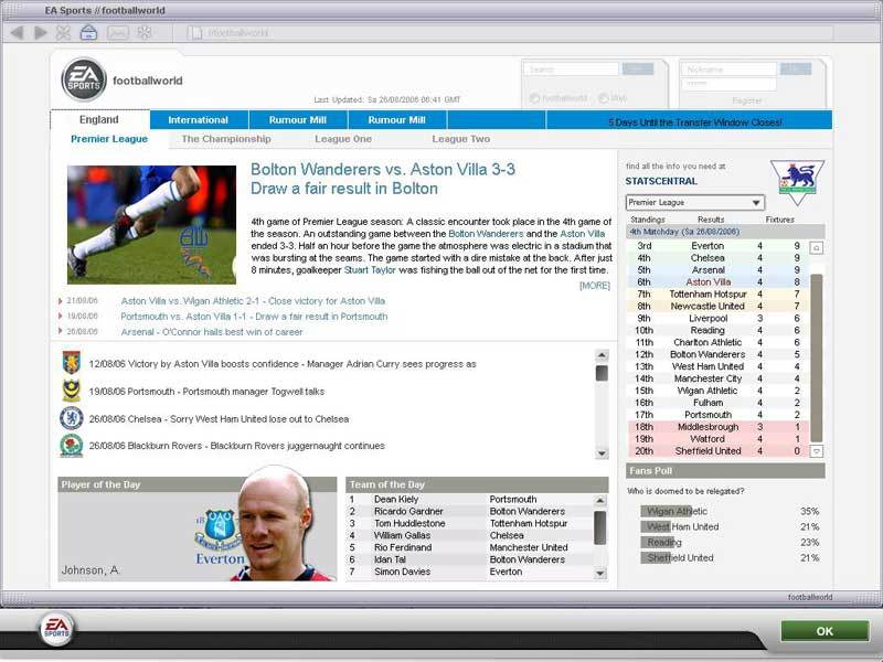 Total Club Fifa Manager 2007 for PC Games image