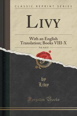 Livy, Vol. 4 of 13 by Livy Livy image