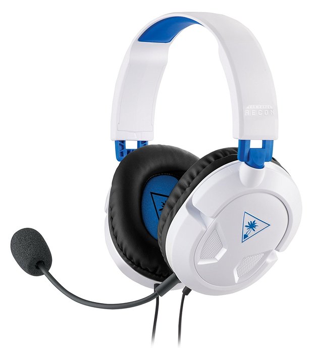 Turtle Beach Ear Force Recon 50P Stereo Gaming Headset - White on PS4