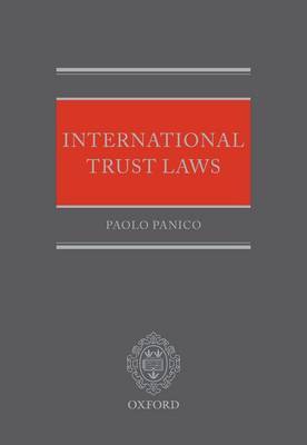 International Trust Laws on Hardback by Paolo Panico