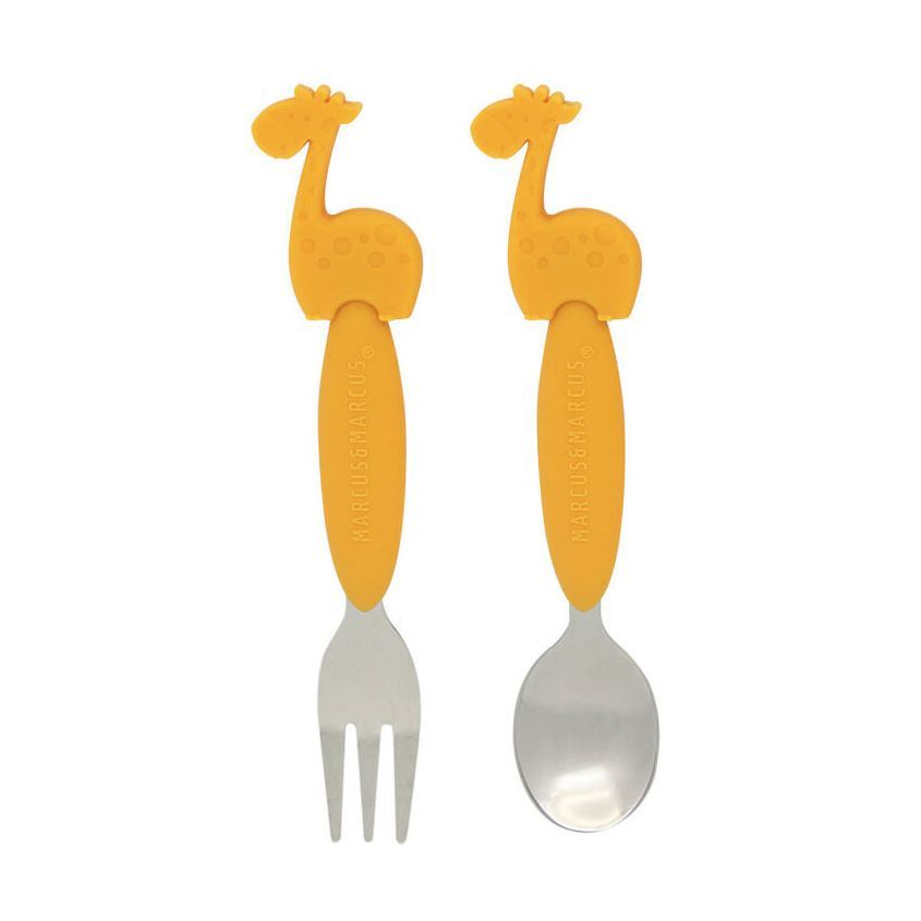 Marcus & Marcus: Spoon & Fork Set - Giraffe image