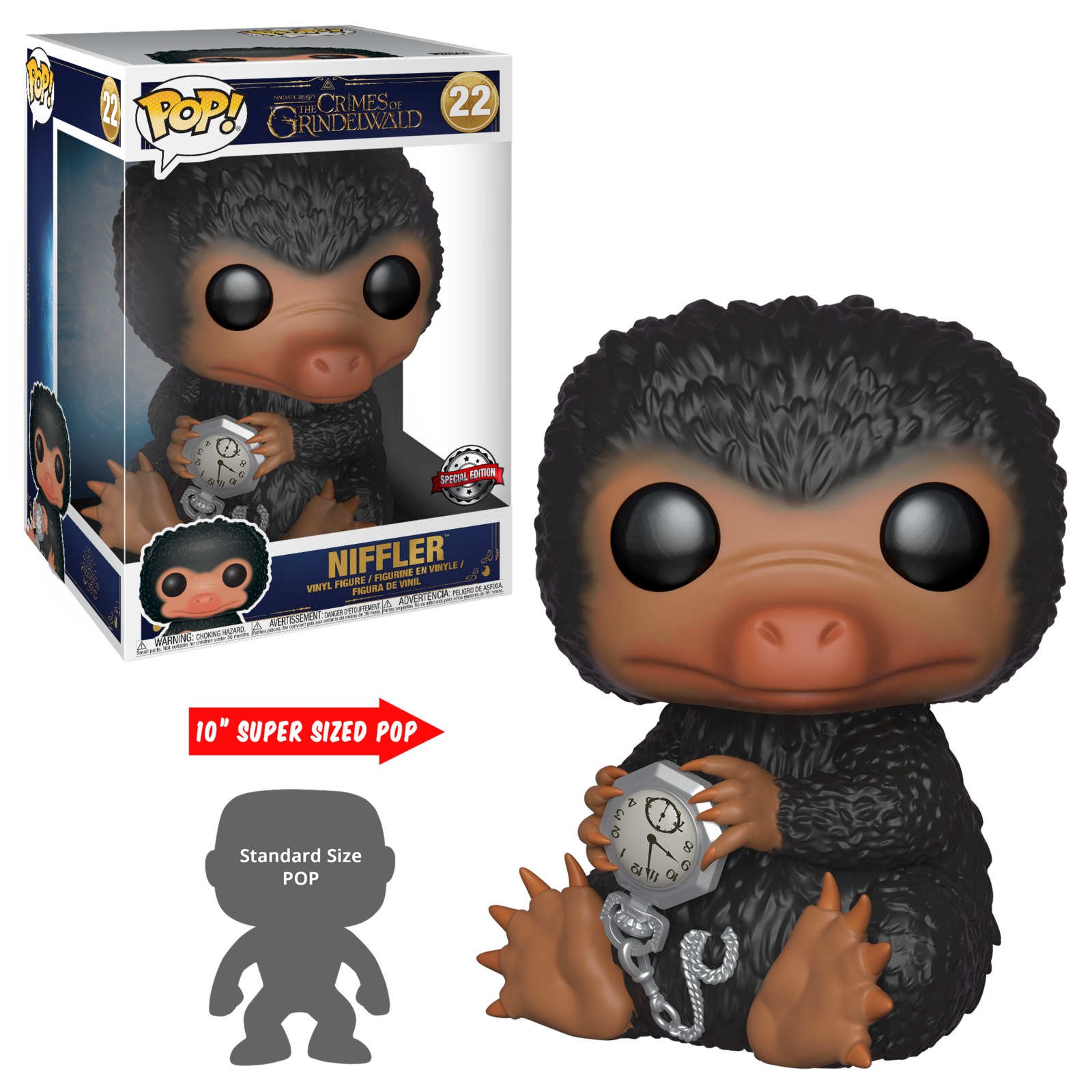 Harry Potter: Niffler - 10" Super Sized Pop! Vinyl Figure