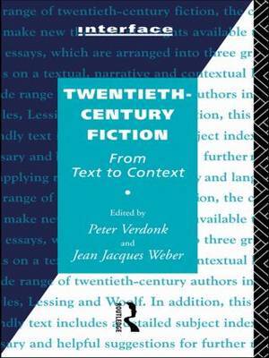 Twentieth-Century Fiction by Peter Verdonk image