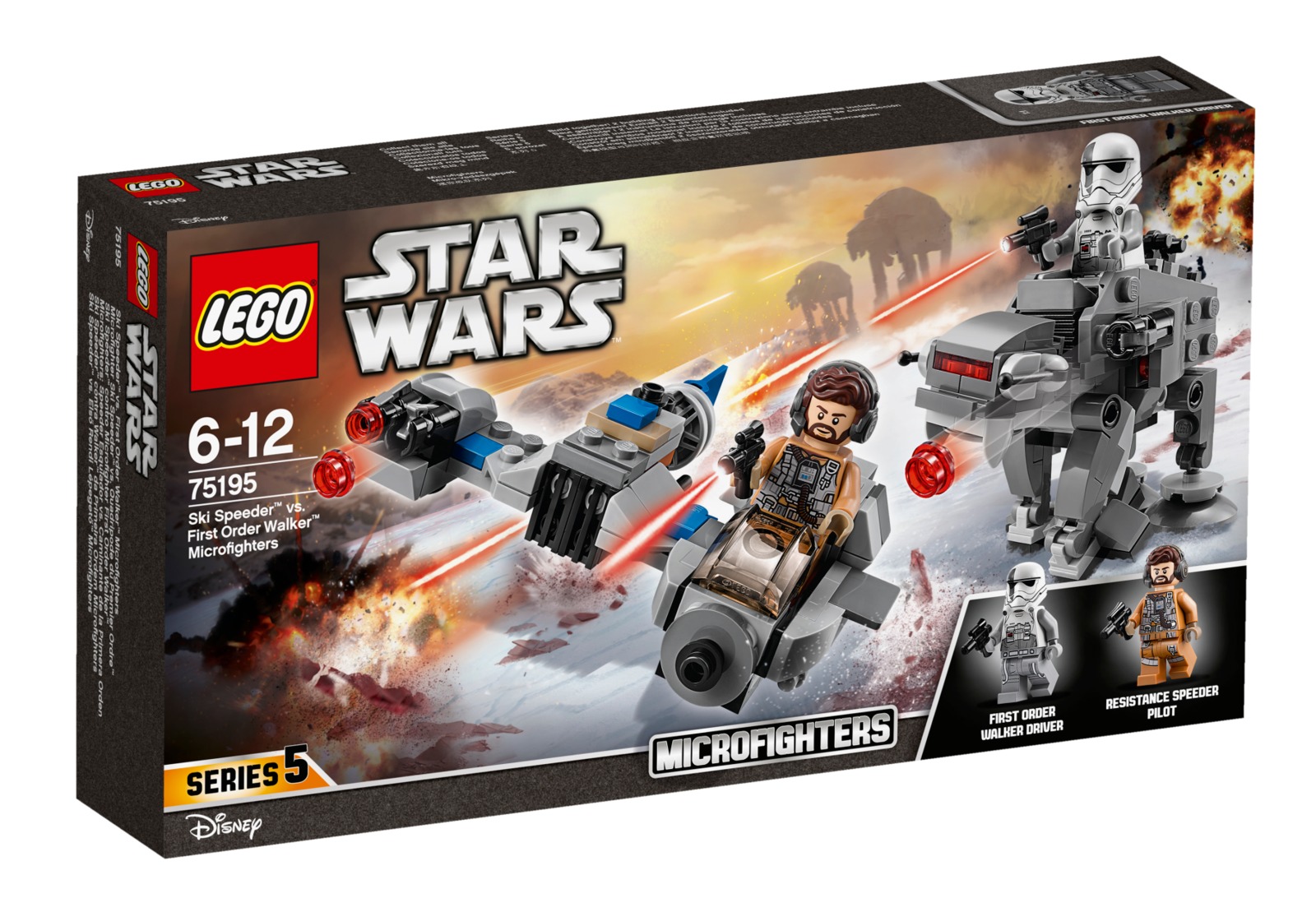 LEGO Star Wars: Ski Speeder vs. First Order Walker - Microfighters Set (75195) image