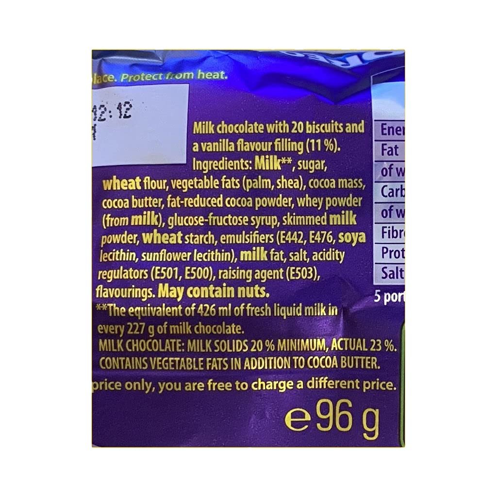 Cadbury Dairy Milk Oreo Sandwich (96gx 15) at Mighty Ape NZ