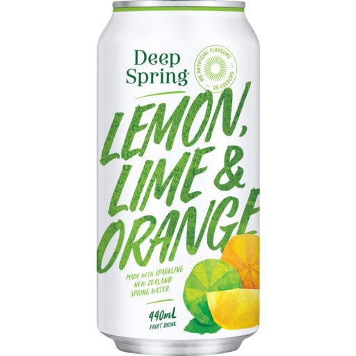 Deep Spring Lemon, Lime & Orange 440ml (24 Pack) at Mighty Ape NZ