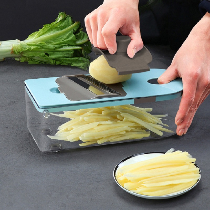 Ape Basics: 8 in 1 Vege Grater Slicer Chopper image