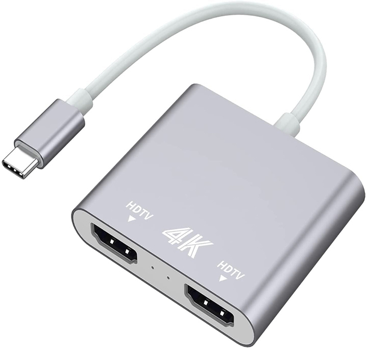 2-In-1 4K HDMI Adaptor - Type-C to HDMI