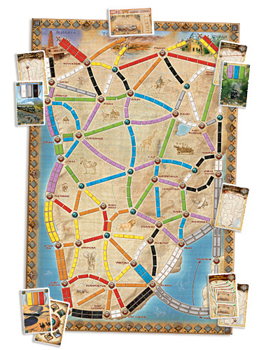 Ticket to Ride: The Heart of Africa (Expansion Map)