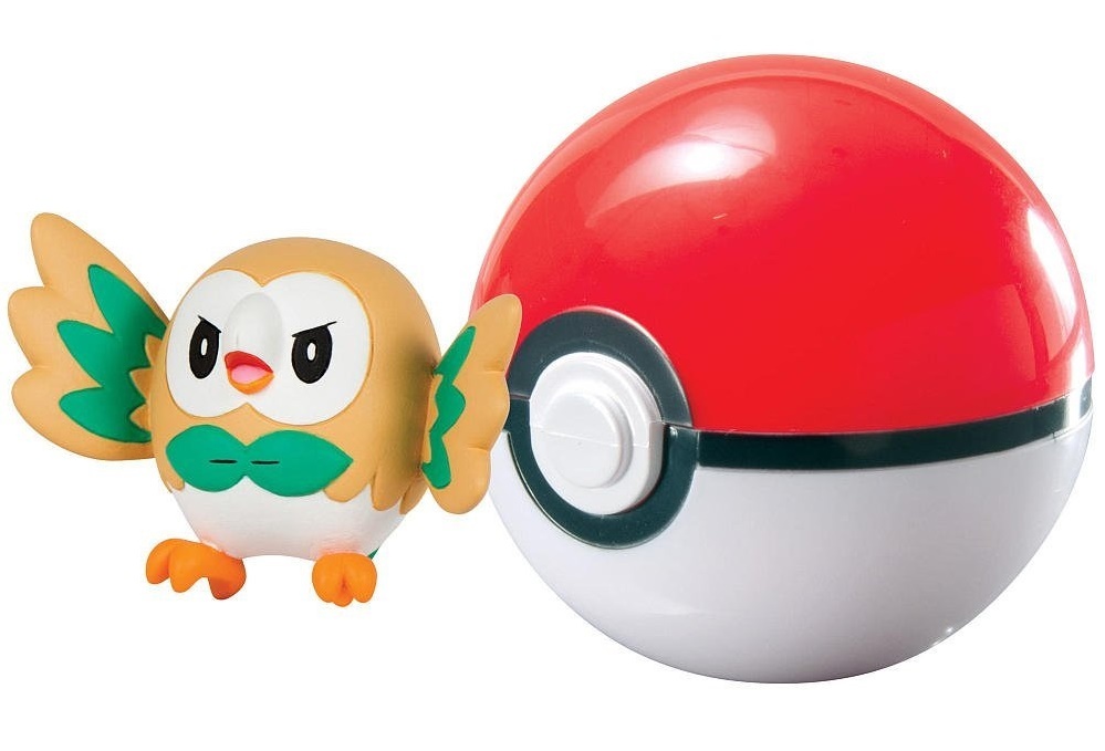 Rowlet & Poke Ball - Clip n Carry Set image