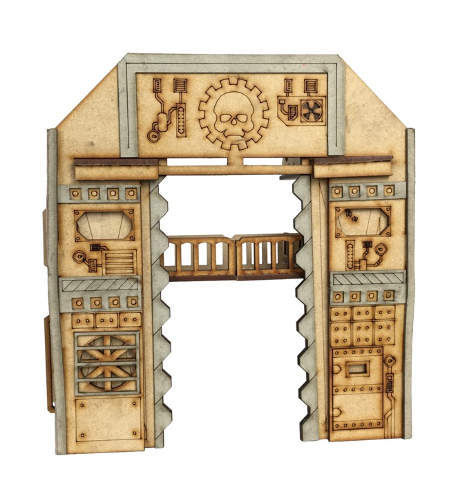 TTCombat: Tabletop Scenics - Gothic Ruined Garage image