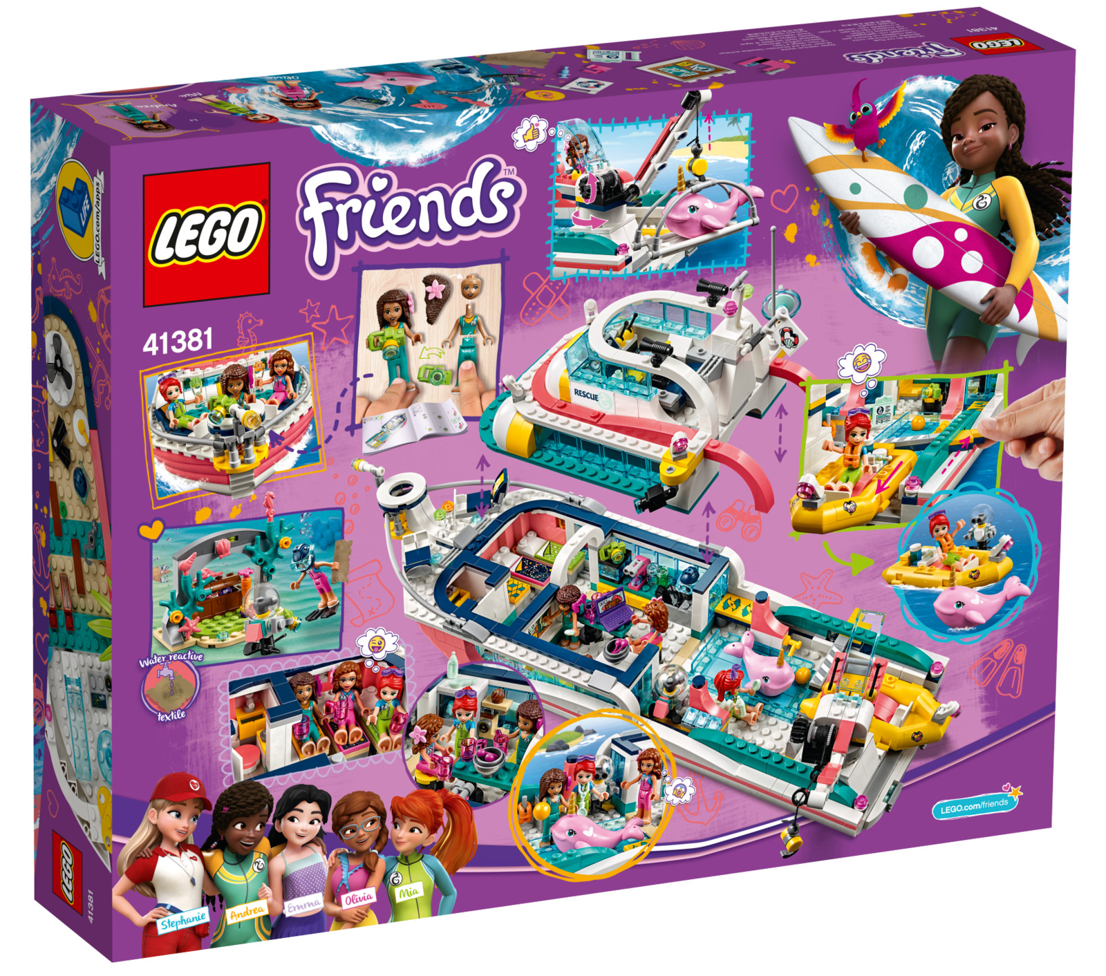 LEGO Friends: Rescue Mission Boat - (41381) image