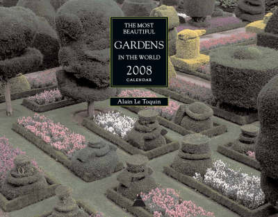 Most Beautiful Gardens in the World 2008 Wall Calendar image