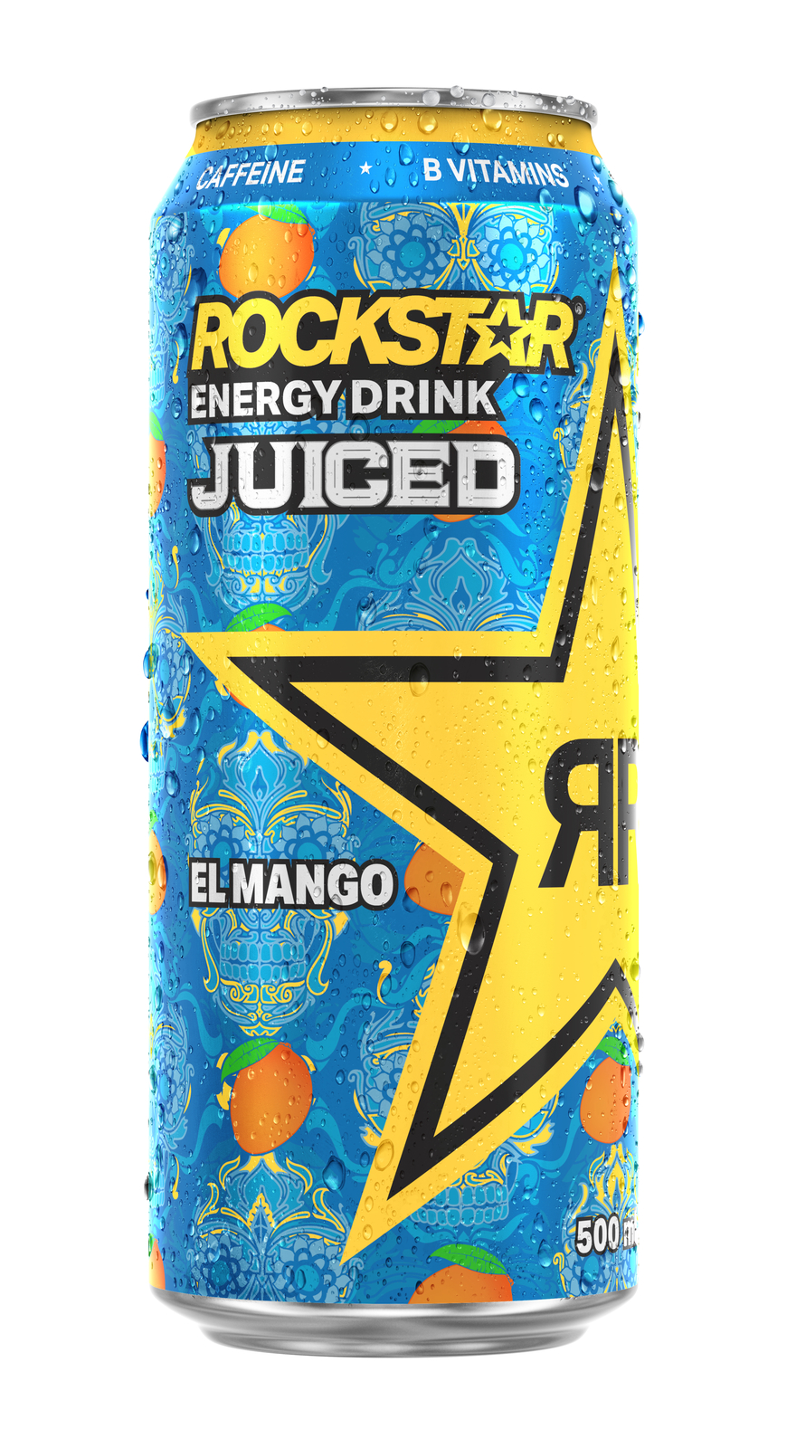 Rockstar El Mango Energy Drink 500ml (12 Pack) image