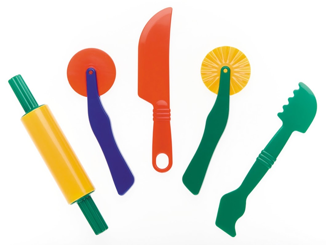 EC Colours - Assorted Dough Tools - Pack of 5