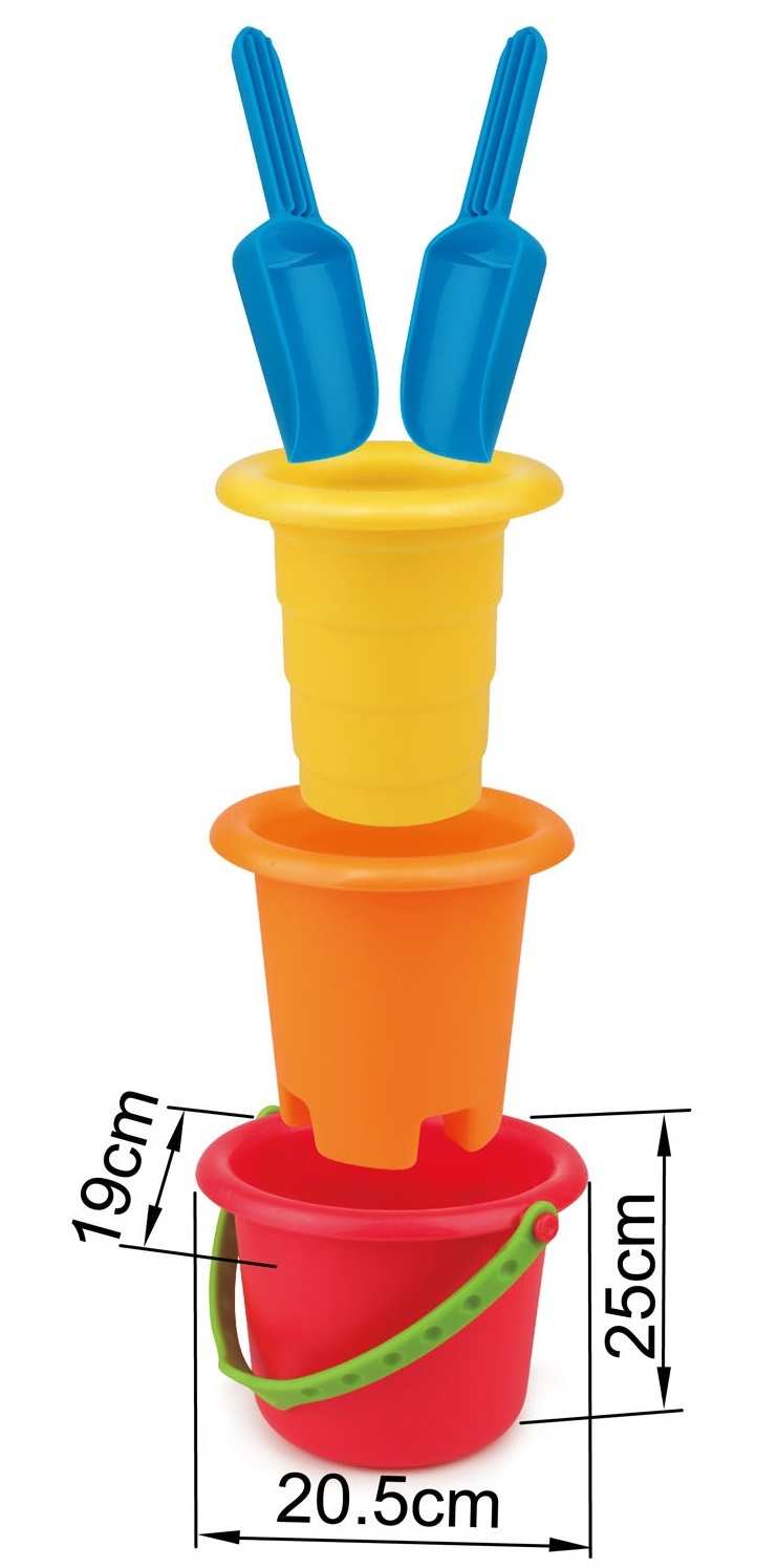 Hape: 5-In-1 Beach Toys - Playset