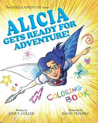 8x10Coloring Book Alicia Gets Ready by Jane F Collen