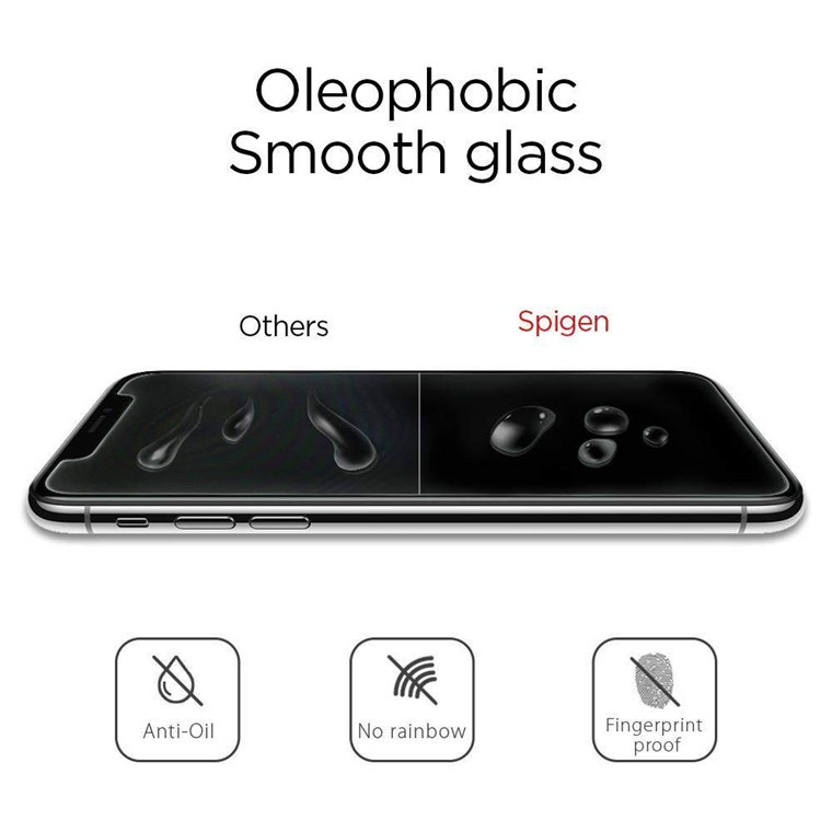 Spigen: Premium Tempered Glass Screen Protector - For iPhone XR/ iPhone 11 image