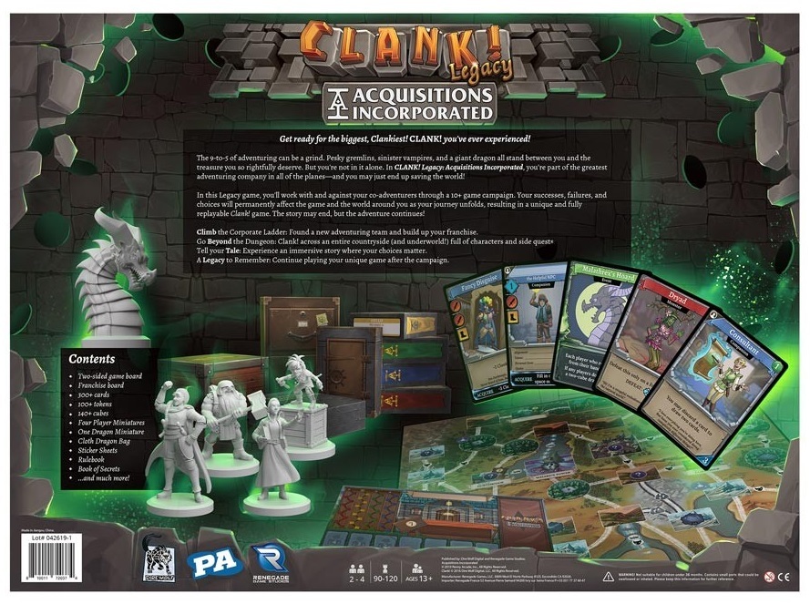 Clank! Legacy: Acquisitions Incorporated - Board Game image