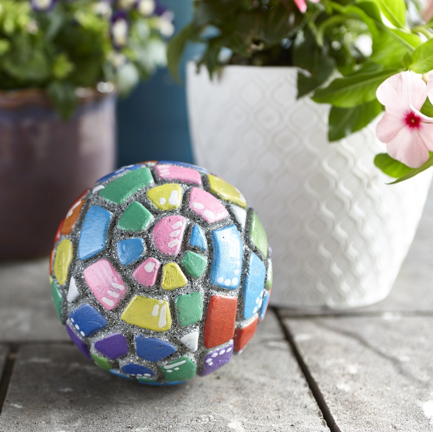 Paint Your Own Stone - Mosaic Orb image