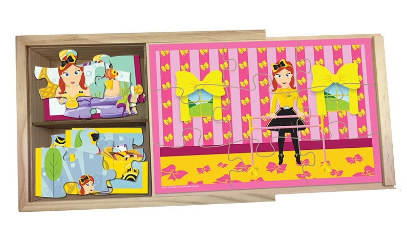 The Wiggles: Emma - 4-in-1 Wooden Jigsaw Puzzle image