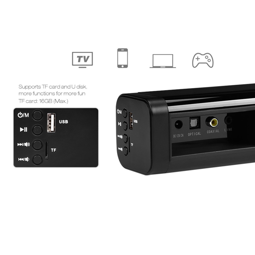 Ape Basics 40W Bluetooth 4.2 Soundbar at Mighty Ape NZ