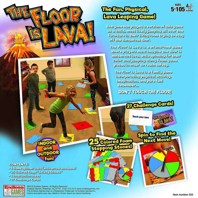 The Floor Is Lava Game Board Game at Mighty Ape NZ