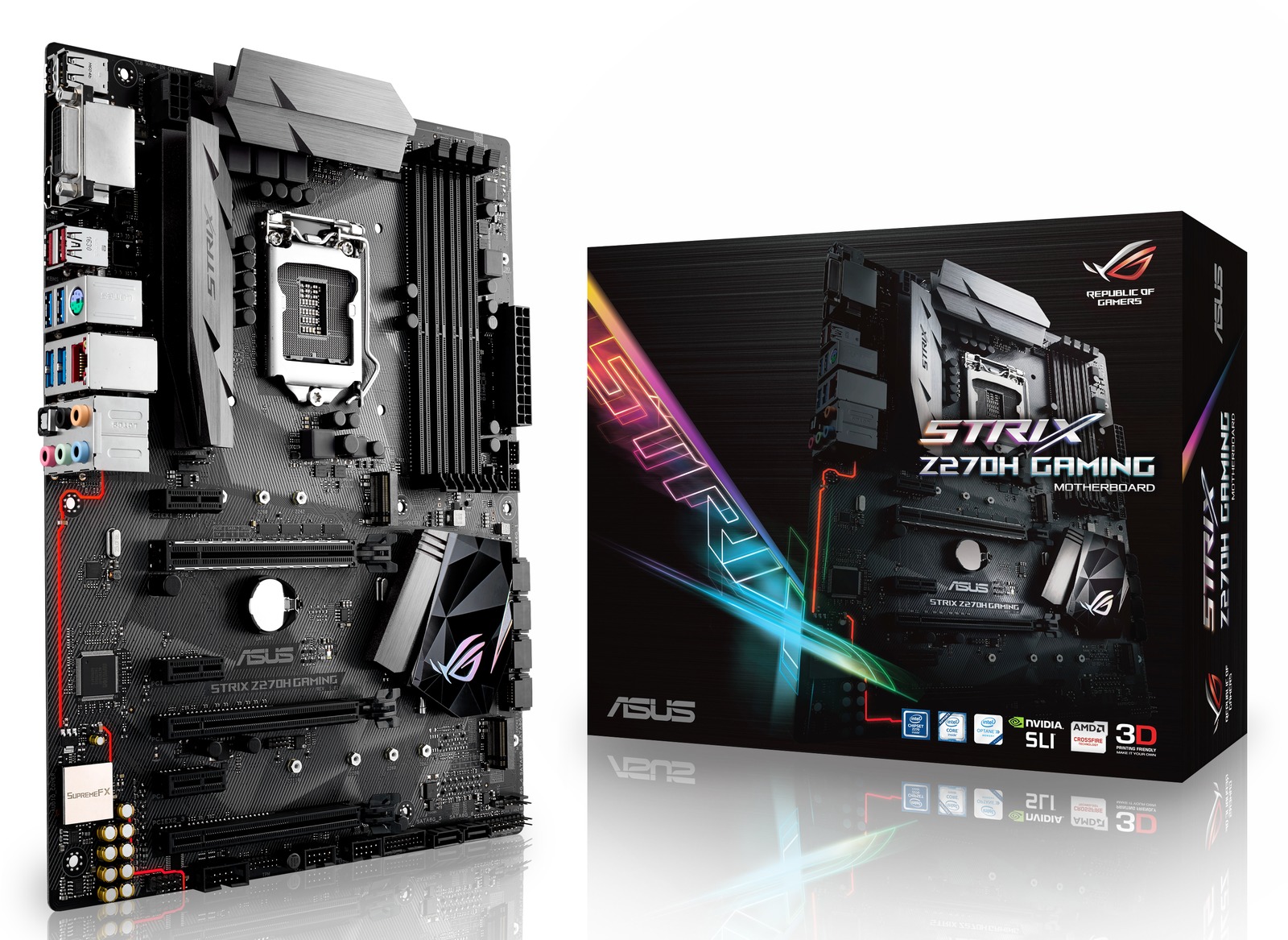 ASUS ROG STRIX Z270H Gaming Motherboard at Mighty Ape NZ
