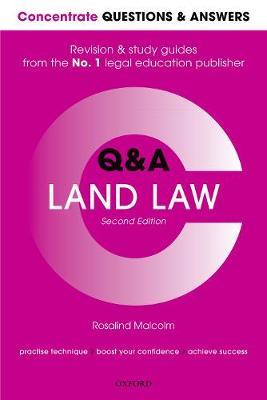 Concentrate Questions and Answers Land Law by Rosalind Malcolm image