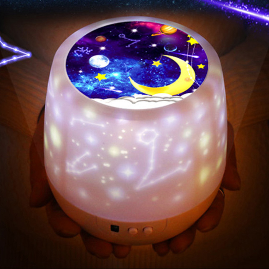 Multifunctional Projector Lamp Night Light Star image