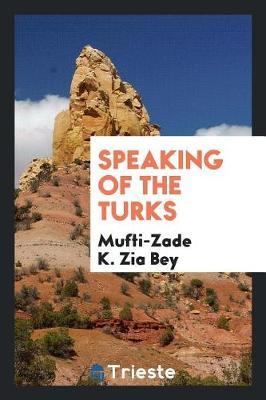 Speaking of the Turks by Mufti-Zade K Zia Bey image