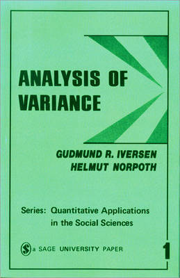 Analysis of Variance by Helmut P. Norpoth