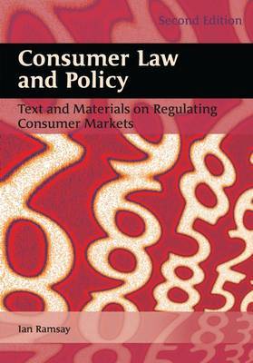 Consumer Law and Policy by Iain Ramsay image