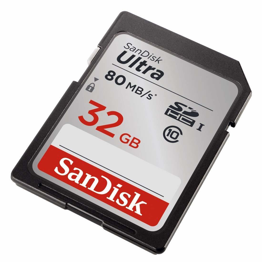 32GB SanDisk Ultra Class 10 SDHC UHS-I Memory Card image