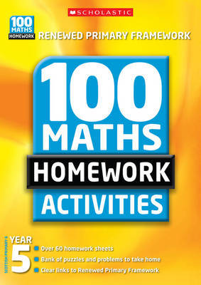 100 Maths Homework Activities for Year 5 by Yvette McDaniel image