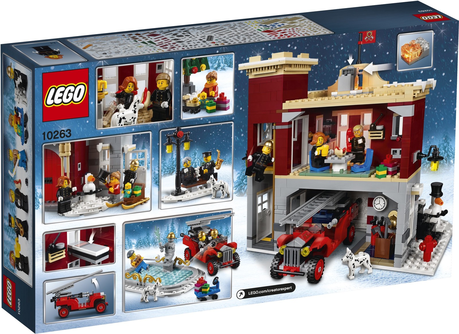 LEGO Creator: Winter Village Fire Station (10263) image